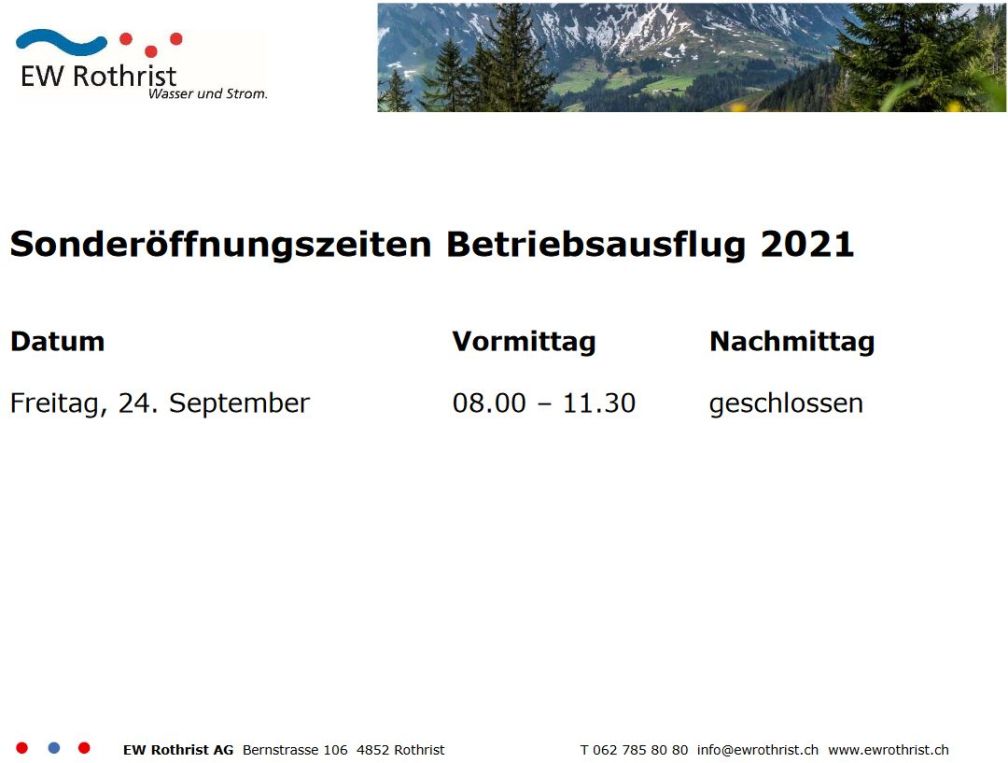 Betriebsausflug 2021